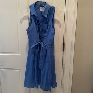 Beautiful HD for Paris Blue Linen Dress